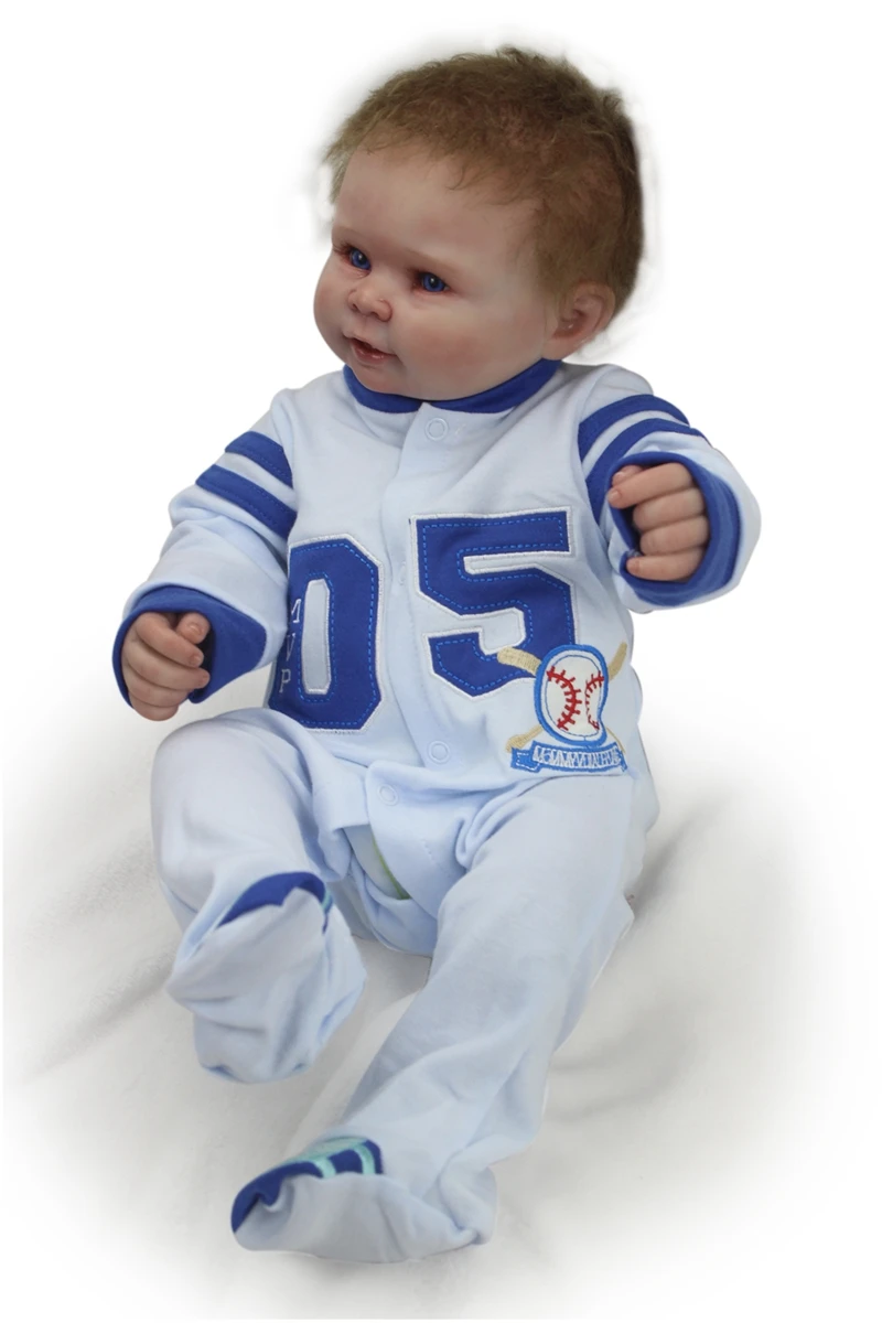 Реалистичная силиконовая кукла младенец 55 см|realistic baby boy dolls|reborn dollsbaby doll |