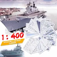 1:400 Мини DIY 3D военный корабль модель авианосца корабль 3D бумажная модель карточная модель строительные наборы ручной работы игрушка для