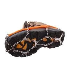 12 зубчатых 1 пара захватных лазания коготь открытый инструменты для очистки снега обувь для ногтей цепь для катания на льду перчатки противоскользящая обувь Чехлы для крышек Новые