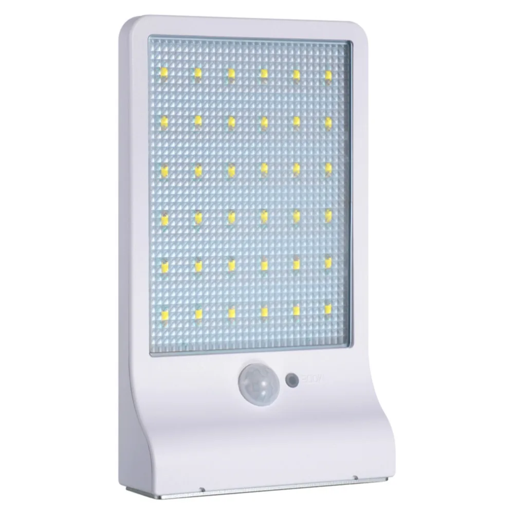 

2017 Newest 36pcs LED Human Body Induction Sensor Light 3.7V 2000mAh Energy Saving Home Bedroom Wall Light Lamp White/Black