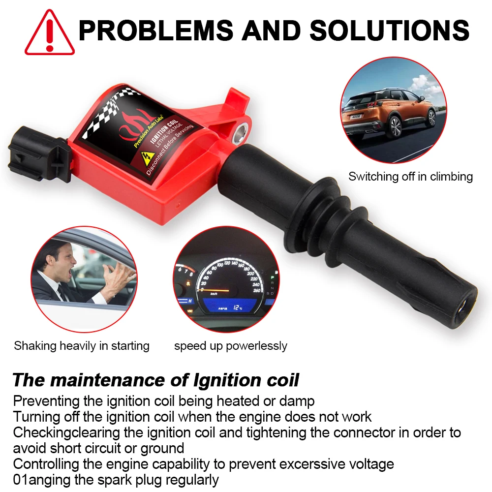 US $53.93 8pcs Dg511 Ignition Coil Set For Ford Expedition Explorer Mustang F150 F150 F250 For Lincoln Mercury 46l 54l 68l V8 Assembly