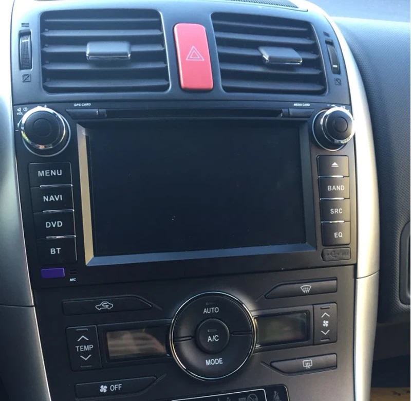 Discount SilverStrong 4G RAM Android9.0 OctaCore Car DVD Player For Toyota Auris Hatchback Car 2din raido gps Navigation tape recorder 3