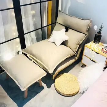 

Creative Lazy Sofa, Single Balcony, Small Sofa Bedroom, Lazy Chair, Small Huxing Room, Recreational Chair, Folding Lounge Chair