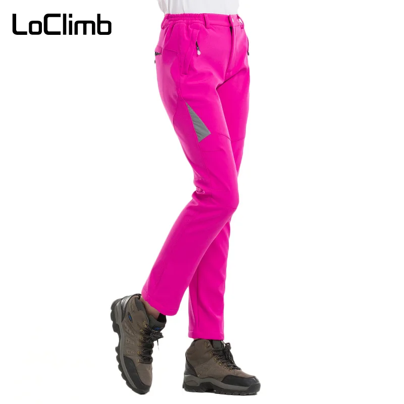 LoClimb invierno reflectante senderismo mujeres impermeable deportes al aire libre viaje de Camping Trekking Softshell esquí AW196 LoClimb invierno reflectante senderismo mujeres impermeable deportes al aire libre viaje de Camping Trekking Softshell esquí AW196