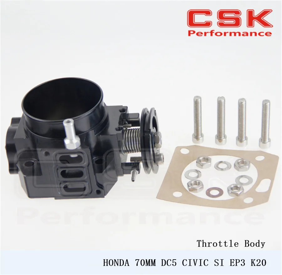 70 мм дроссельная заслонка для honda k-series/K20/Civic/EP3/type R/Integra DC5 черный