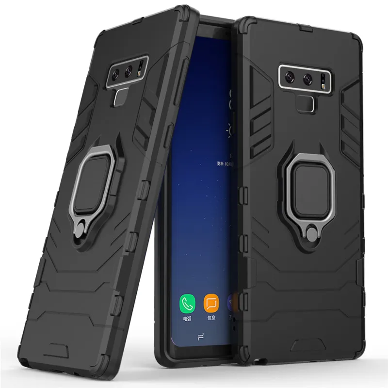 

Luxury Armor Ring Case For Samsung Galaxy S10 Plus S8 S9 S10e Note 9 A7 A8 A9 J4 J6 2018 A10 A30 A40 A50 A60 A70 Holder Cover