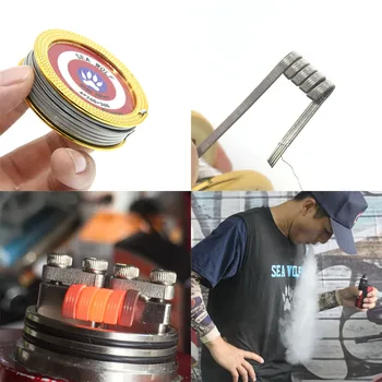 

Clapton Wire for RDA Rebuildable Atomizer Heating Wires Coil Alien Clapton Heating Wire NI80 Electronic Cigarette Accessories