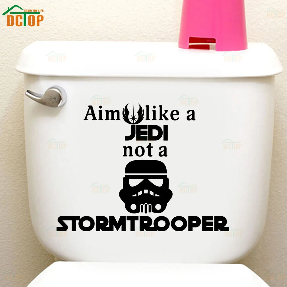  Toilet Stickers Vinyl Wall Sticker Decals Wallpaper Mural Wall Art Home Decor House Decoration (1)