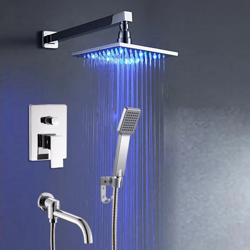 

Factory Direct Sale Bathroom Shower Faucet with ABS Shower Head & Handshower