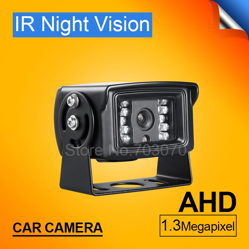 

1.0MP/1.3MP AHD Car Camera Waterproof Night Vision Infrared Red Reverseing Rear view Bus Camera For Vehicle Security Monitoring