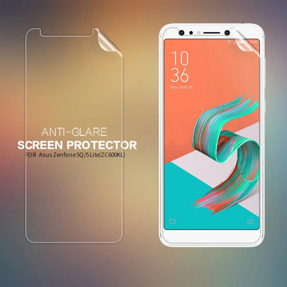 

Nillkin For ASUS Zenfone 5 lite zc600kl Anti-glare Screen Protector Matte Anti-fingerprint Protective Film Soft PC Matte Film