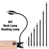 Soporte flexible de 10mm/12mm de diámetro, lámpara LED de cuello de cisne, tubos universales de serpentina de Metal para lámpara de escritorio led DIY de 1W, 3W y 5W ► Foto 3/6