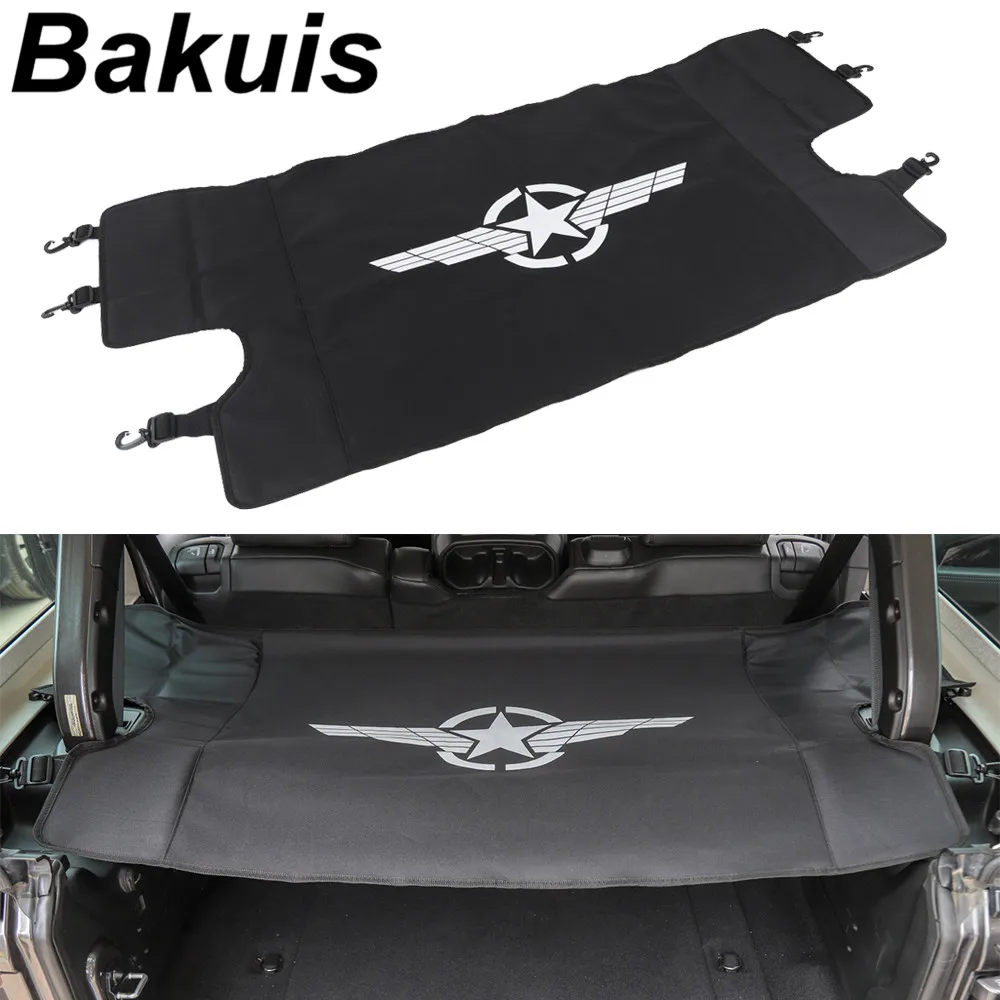 

Stowing Tidying for Jeep Wrangler JL 2018+ Car Luggage Carrier Trunk Curtain Cover for Jeep Wrangler 2019 Car Accessories