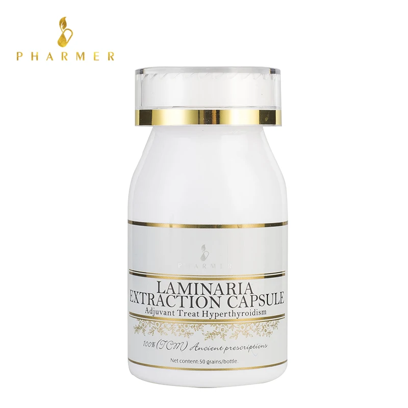 

Pharmer Laminaria Extraction Capsule, Adjuvant Treat Hyperthyroidism, Cure The neck is swollen and the throat is oppressed 50pcs