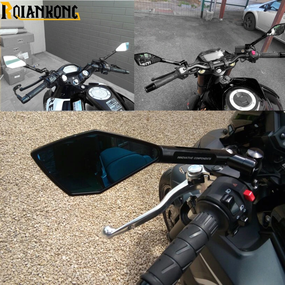 Мотоциклетные боковые зеркала заднего вида из алюминия с ЧПУ для Ducati MONSTER 400 620 695
