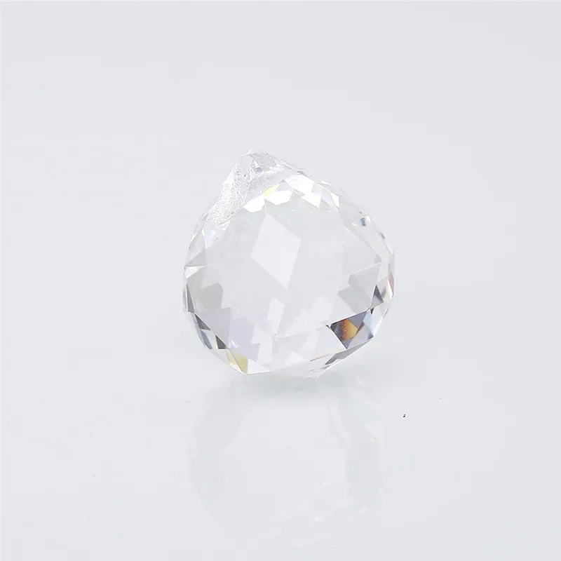 

New 1PC Faceted Glass Crystal Chandelier Parts Clear Suncatcher Lamp Decoration Pendant Prisms Lighting Ball 20mm