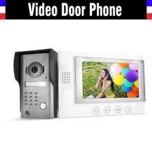 7″ LCD Video Intercom Door Phone Doorbell System IR Night Vision Camera Video Intercom Doophone Home Security Kits