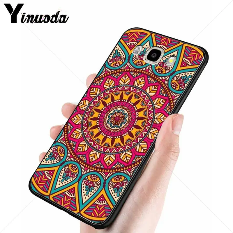 blue gold Mandala flower dream castcher