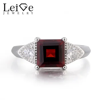 Leige Jewelry Real Natural Red Garnet Ring Wedding Ring January Birthstone Ring Square Cut Gemstone 925 Sterling Silver Gifts
Leige Jewelry Real Natural Red Garnet Ring Wedding Ring January Birthstone Ring Square Cut Gemstone 925 Sterling Silver Gifts