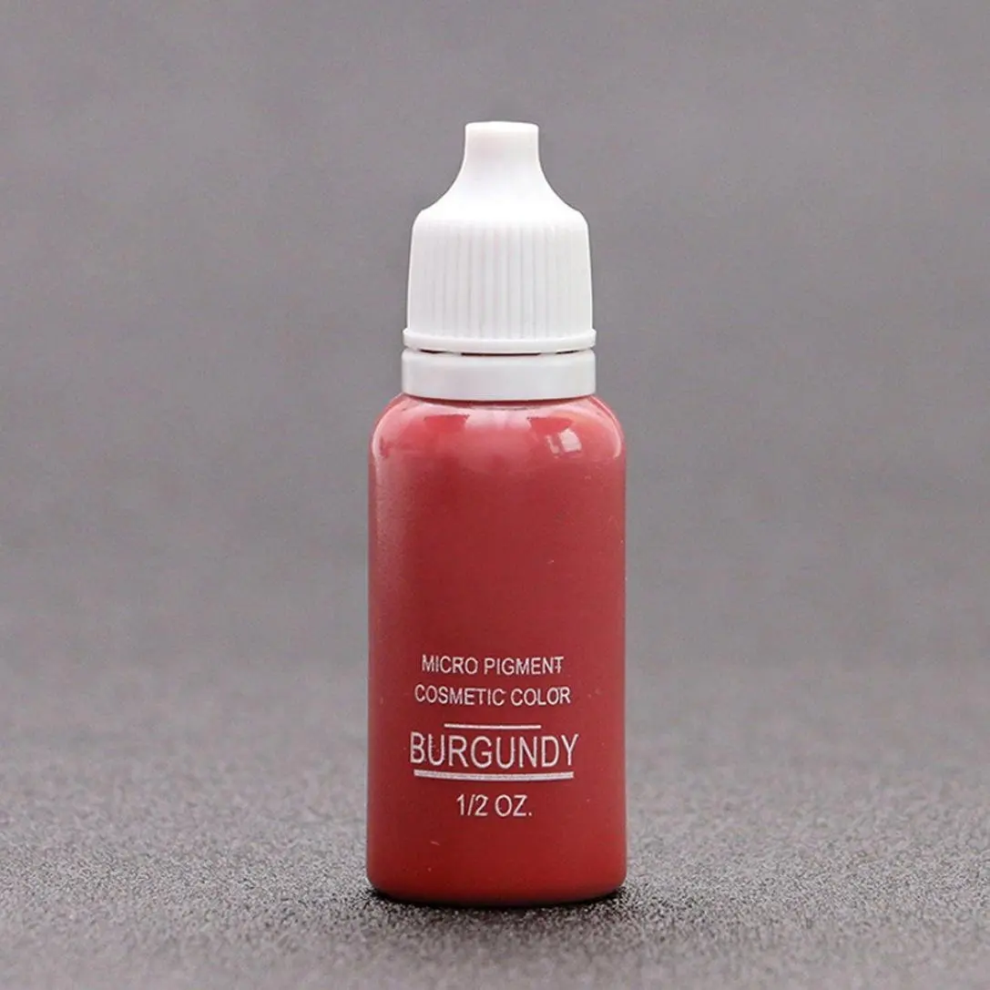 

2019 NEW Tattoo Ink Permanent Eyebrow Pencil Eyeliner 1/2 oz 15ML 1 item Burgundy