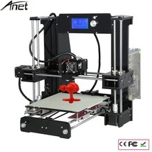 10 М Нити 16 ГБ SDCard Инструмент С Алюминиевым Очагом Anet A6 3D Комплект Принтера Reprap Prusa i3 DIY Size220 * 220*250 мм 3D Принтер комплект