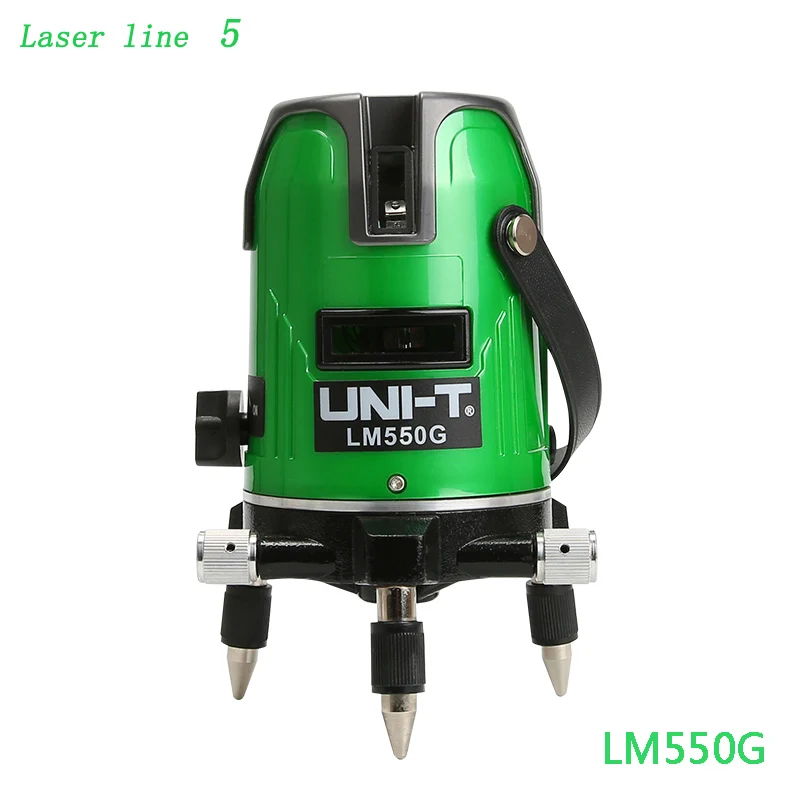 UNI-T LM520G LM530G LM550G сенсорный Зеленый лазерный прибор для измерения уровня 2/3/5 линия поперечной разметки инструмент - Цвет: LM550G