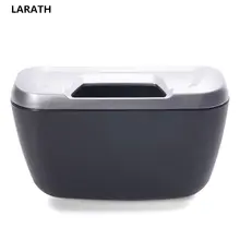 Автомобильный мусорный ящик для мусора, пластиковый компактный чехол для хранения пыли