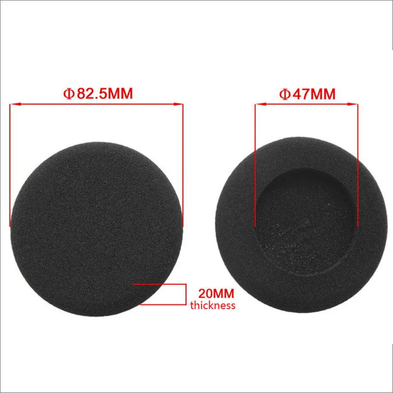 

Linhuipad 4 Pack Headset Foam Ear Pads Sponge Ear Cushions fit on GRADO SR60i SR80 SR125 225i 225 325 325i M1 M2