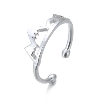 

Jinleansu Adjustable Rings Snow Mountain Ring For Women 10pcs/lot