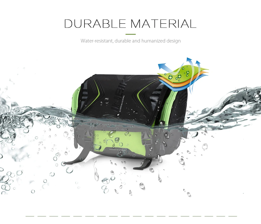 Perfect INBIKE Waterproof Bicycle Bag Large Capacity Handlebar Front Tube Bag Bike Pocket Shoulder Backpack Cycling Bike Backpack 2