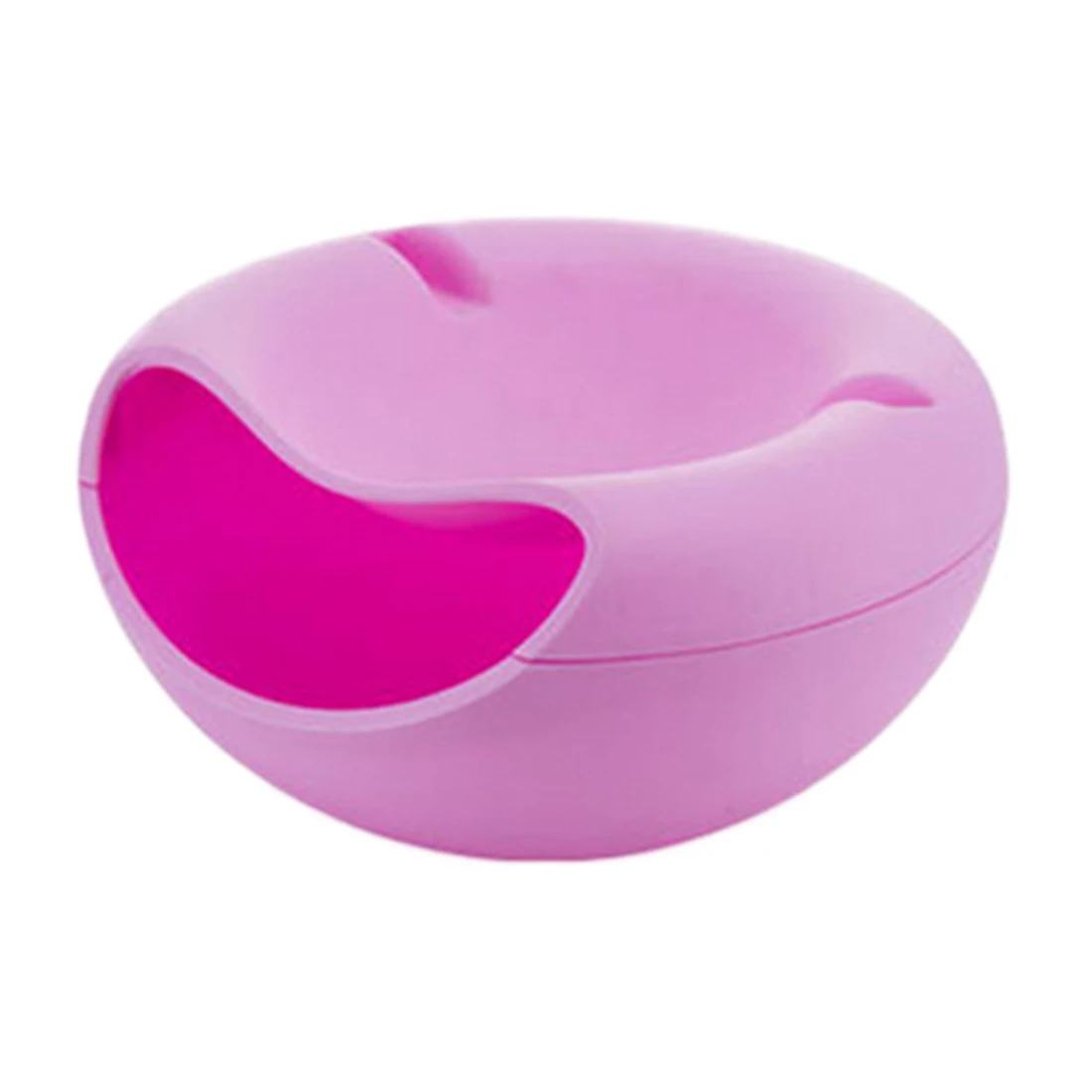 

1Pc Double Layer Plastic Dry Fruit Melon Seeds Nut Containers Snacks Storage Box Mobile Phone Holder