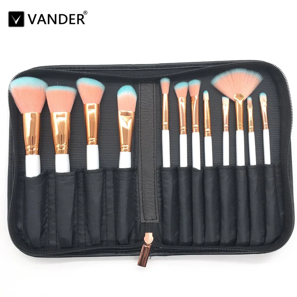 Quality 12Pcs Makeup Brushes Professional Cosmetic Make Up Brush Set