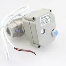 1/" до 1-1/4" 2 способ SS304 моторизованный шаровой клапан, NPT/BSP Электрический шаровой кран