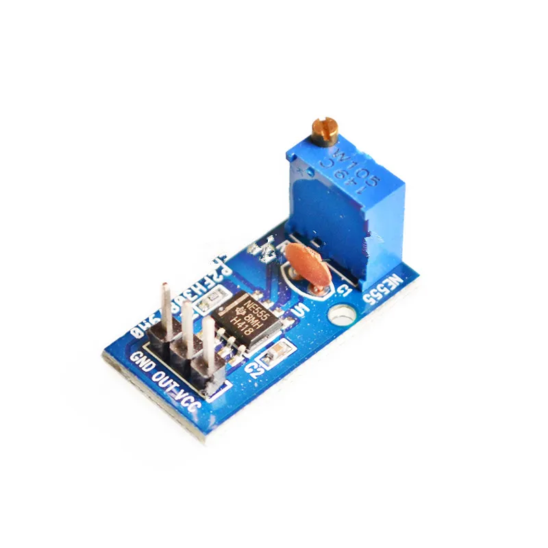 

NE555 adjustable frequency Pulse generator module for For Arduino Smart Car