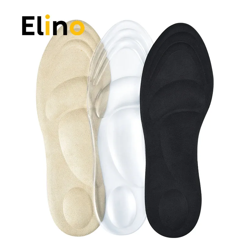 Elino/1 пара силиконовых гелевых стелек для женской обуви ортопедические стельки для супинатора массажные подушечки плоская Подушечка для ухода за ногами