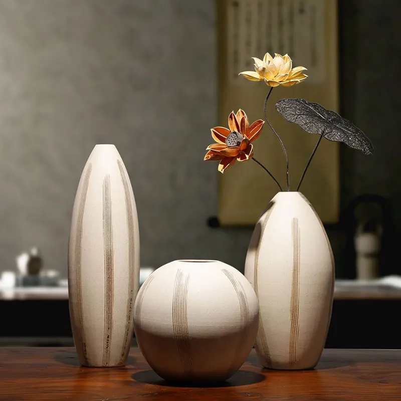 Modern Ceramic Vase Crude Pottery Arts And Crafts Vases For