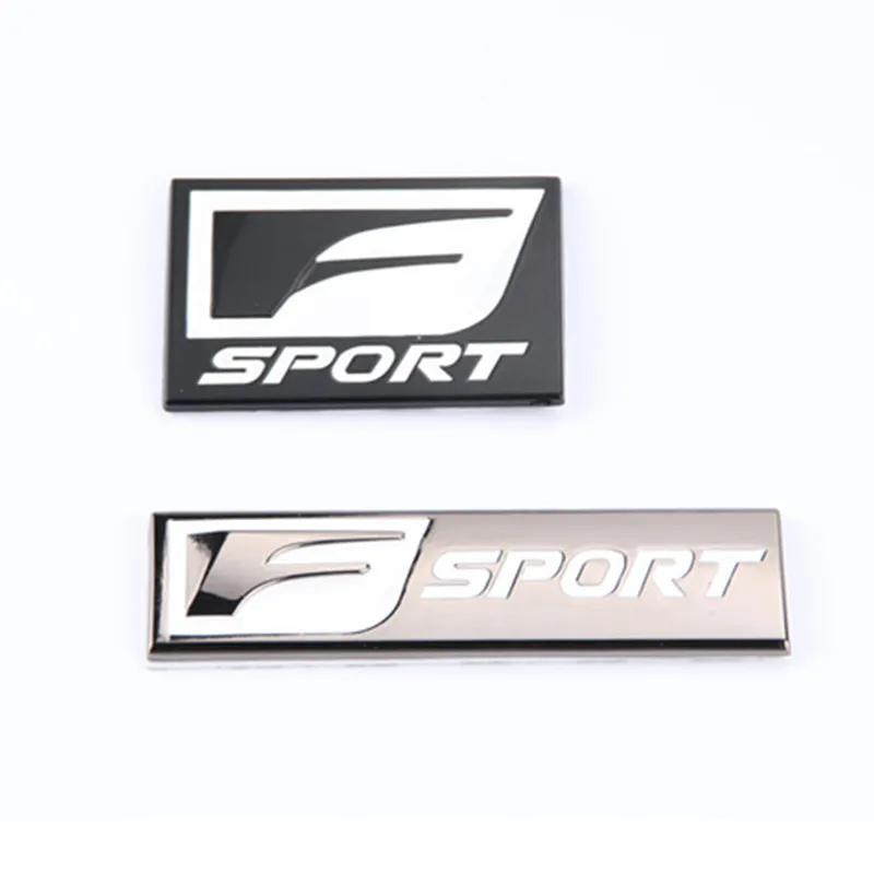 1x 3D F SPORT Symbol Car Auto Body Side Rear Emblem Badge Sticker for