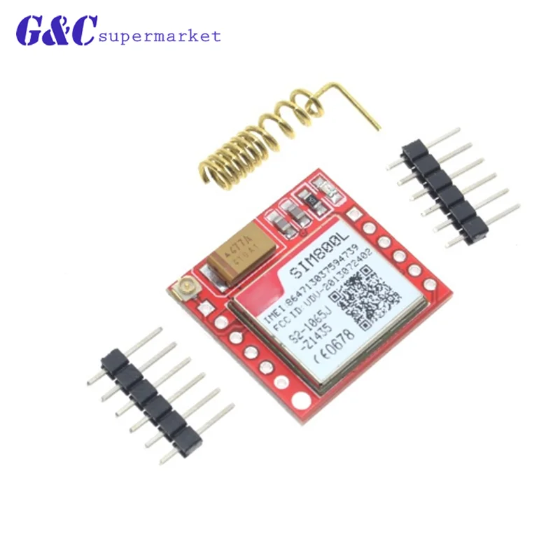 Миниатюрный SIM800L GPRS GSM модуль карта MicroSIM Core Беспроводная плата