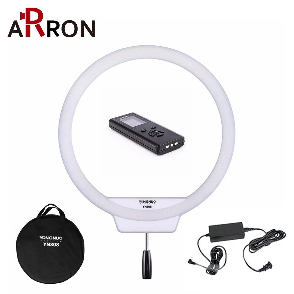 

YONGNUO YN608 LED photography light 3200K~5500K Wireless Remote Video Light CRI>95 Photo Lamp with Carry Bag and Power Adapte