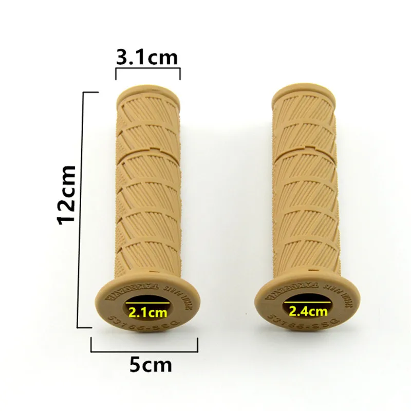 Vintage Style Rubber Motorcycle Handlebar