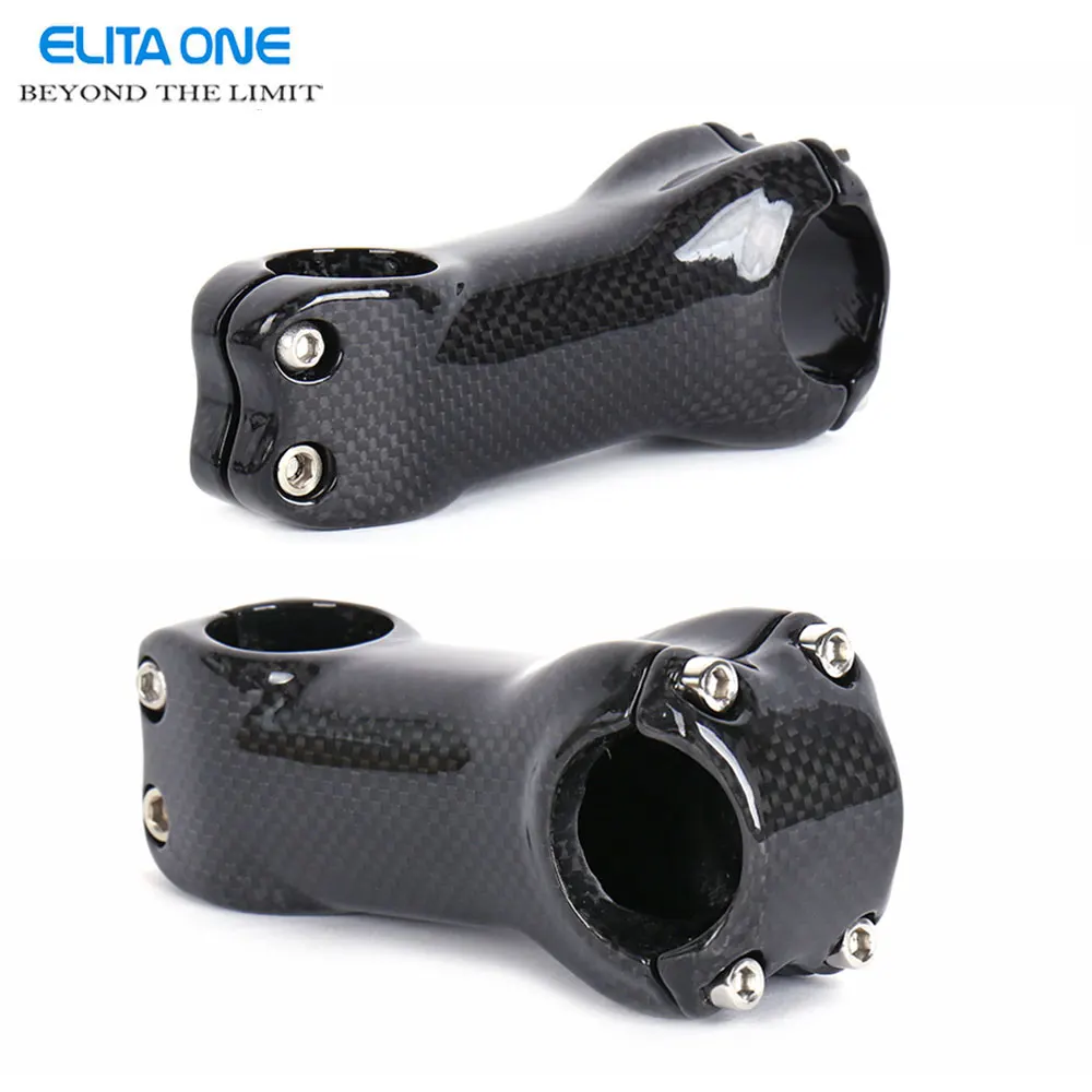 

ELITA ONE Mountain Bike Carbon Fibre Stem Road/MTB Bicycle 3k Carbon Stems 6/17 Degree31.8mm* 70-130mm