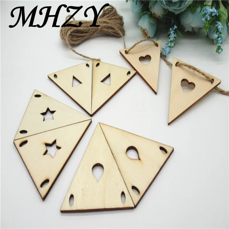 

5/10PCS 6cm Natural Wood Diamond hollow ornament Pattern Art Collection Craft Handmade for Home decoration DIY Q88