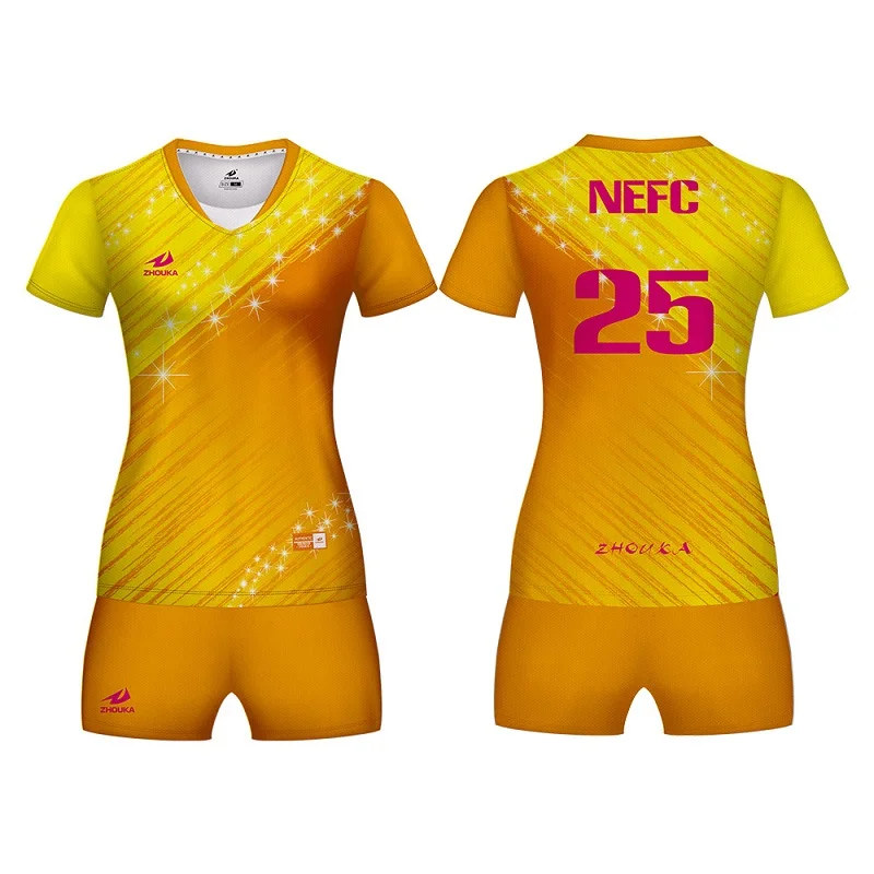 

New Men And Women Quick-Drying Volleyball Clothing Suit Short-Sleeved Breathable Custom Jersey Training Competition Team Uniform