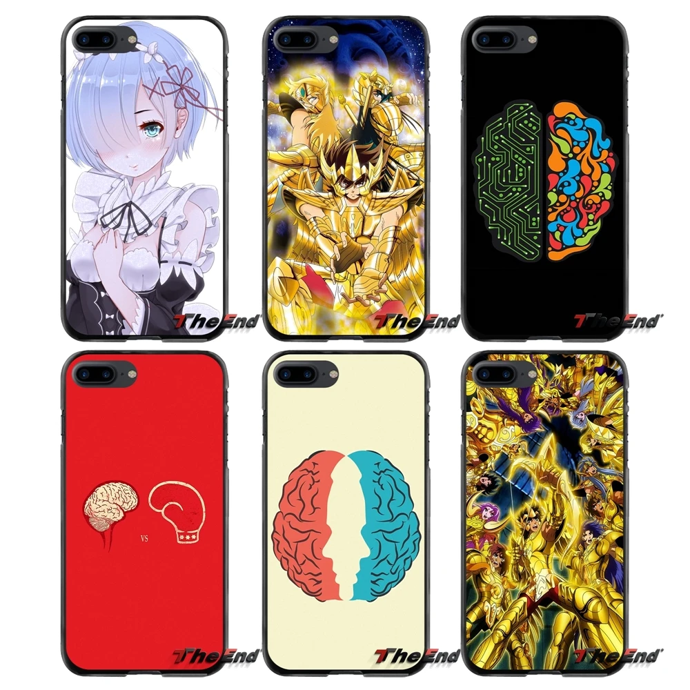 Левая и правая Brain Re Zero Saint Seiya японские аксессуары чехлы для телефонов Apple iPhone X 4 4S 5