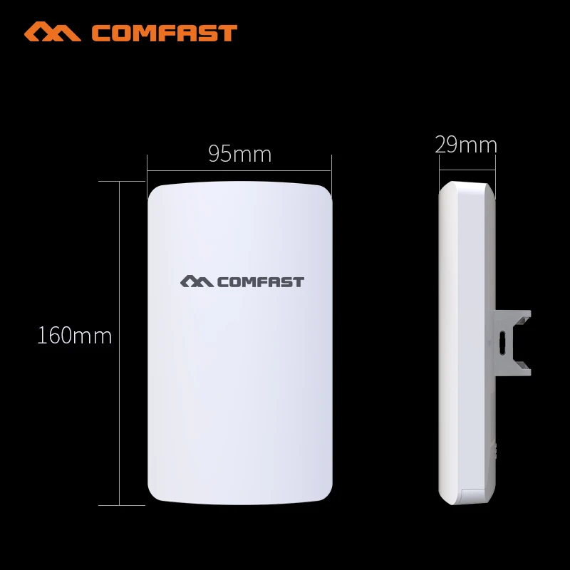 

COMFAST 4K video High speed transmission Outdoor Wifi Repeater 300Mbp Wireless Router CPE Bridge Nano Station one key connection