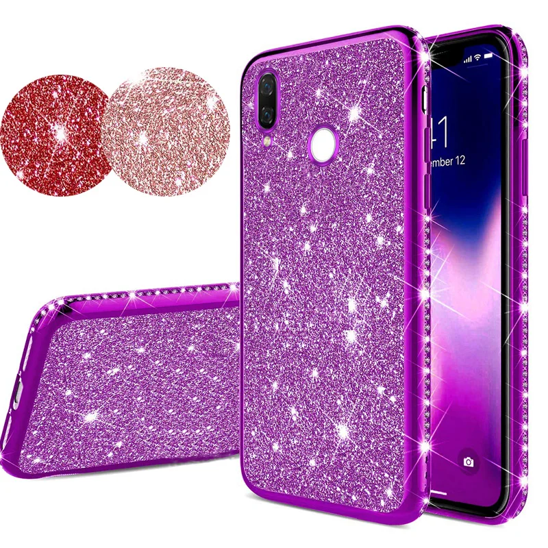 

Glitter Diamond Bling Soft TPU Case Cover on sfor Xiaomi Redmi Note 7 K20 Pro Mi 9 SE Shiny Silicon Phone Capa Coque Fundas