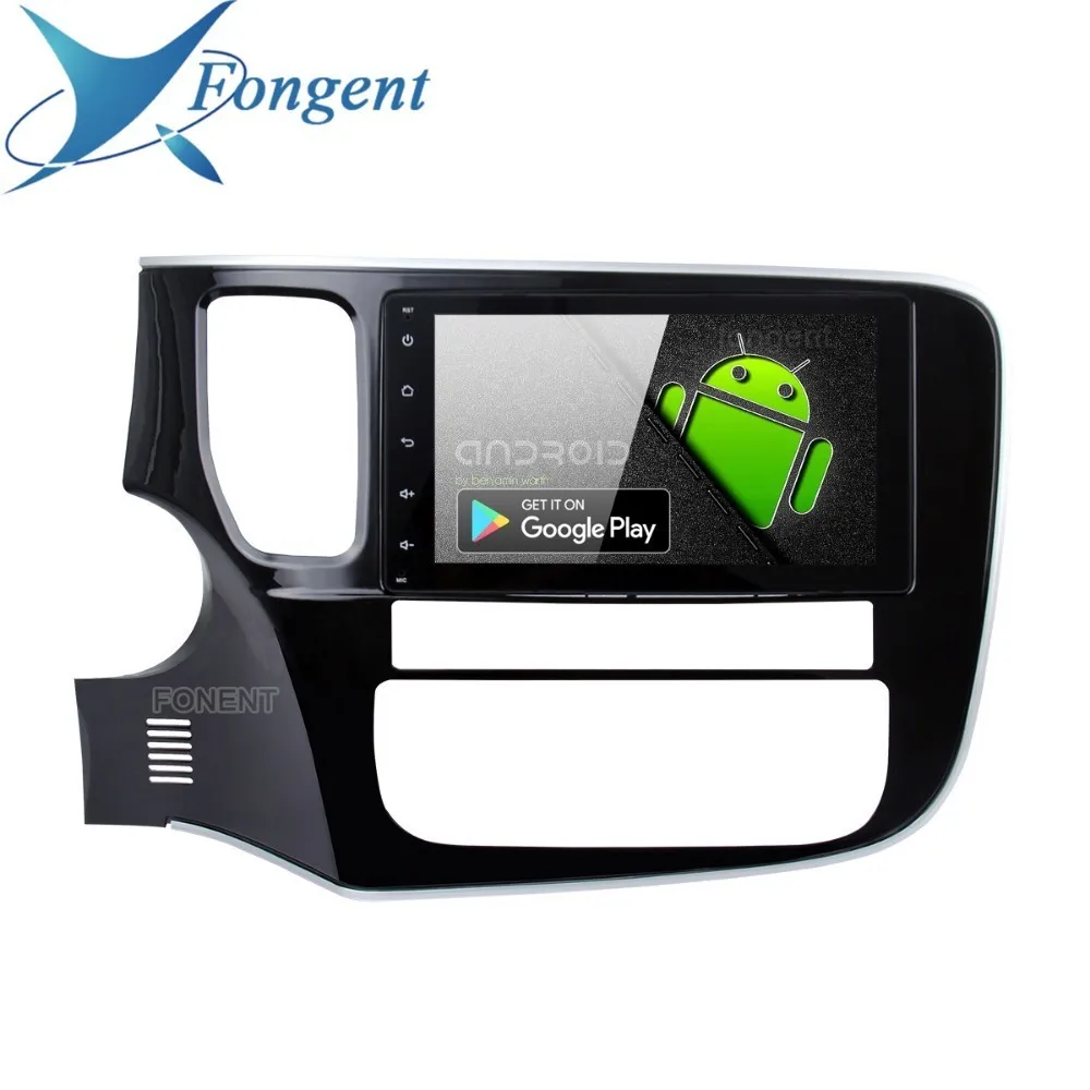 Fongent " 1 Din Android 9,0 автомобильный радиоплеер для Mitsubishi Outlander навигация gps Мультимедиа 12 в 4 Гб ram HDMI