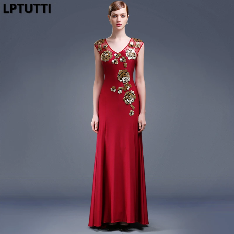 

LPTUTTI Sequin Plus Size New For Women Elegant Date Ceremony Party Prom Gown Formal Gala Luxury Long Evening Dresses