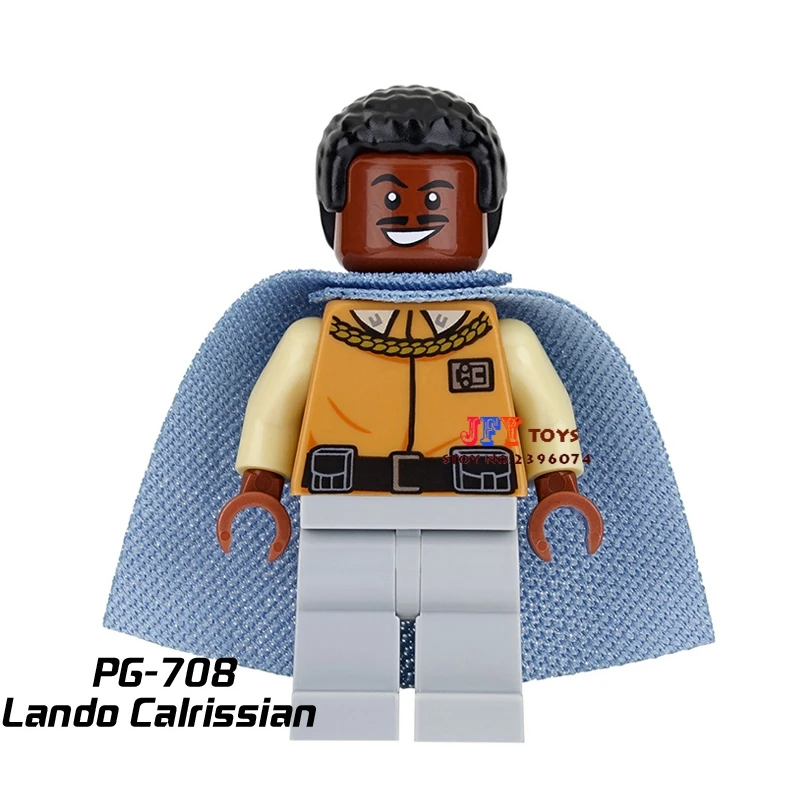 

Single star wars super heroes dc comics Lando Calrissian building blocks models bricks toys for children kits brinquedos menino