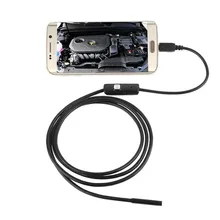 1.5 м/2 м кабель 7 мм Android USB эндоскопа инспекции бороскоп светодиодные трубки видео Камера область для автомобиля Проверьте эндоскопа